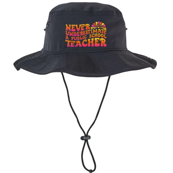 Never Underestimate A Public School Teacher Legacy Cool Fit Booney Bucket Hat