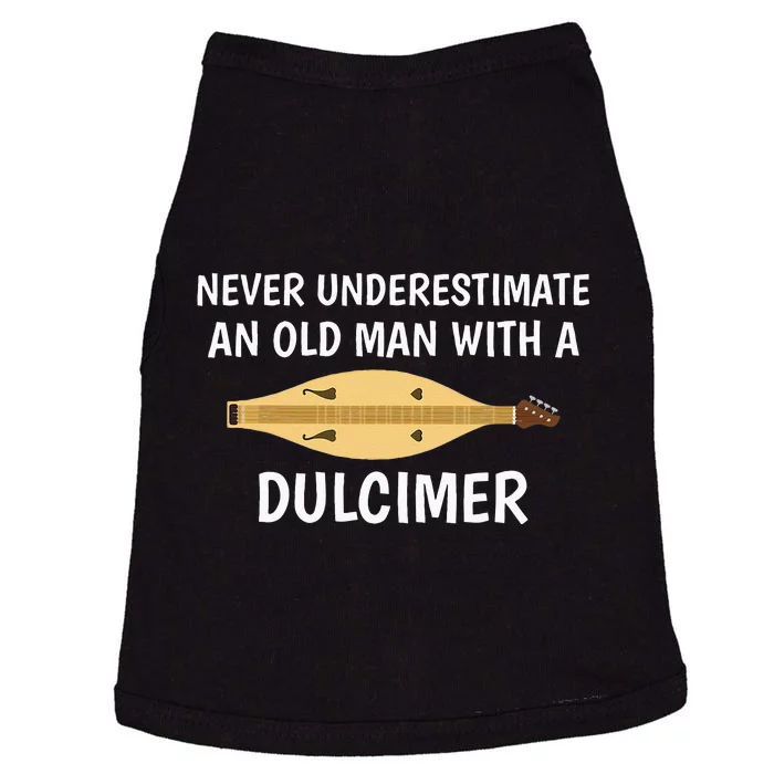 Never Underestimate An Old Man Appalachian Dulcimer Doggie Tank