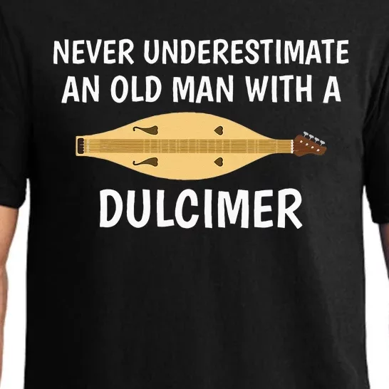 Never Underestimate An Old Man Appalachian Dulcimer Pajama Set