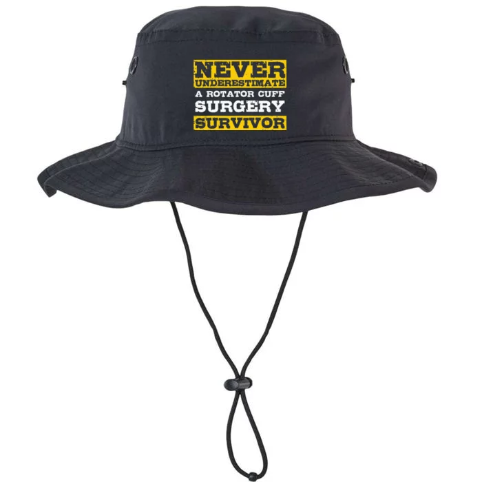 Never Underestimate A Rotator Cuff Surgery Survivor Legacy Cool Fit Booney Bucket Hat