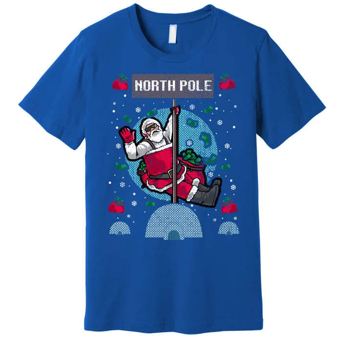 Naughty Ugly Christmas Sweater Gift Premium T-Shirt