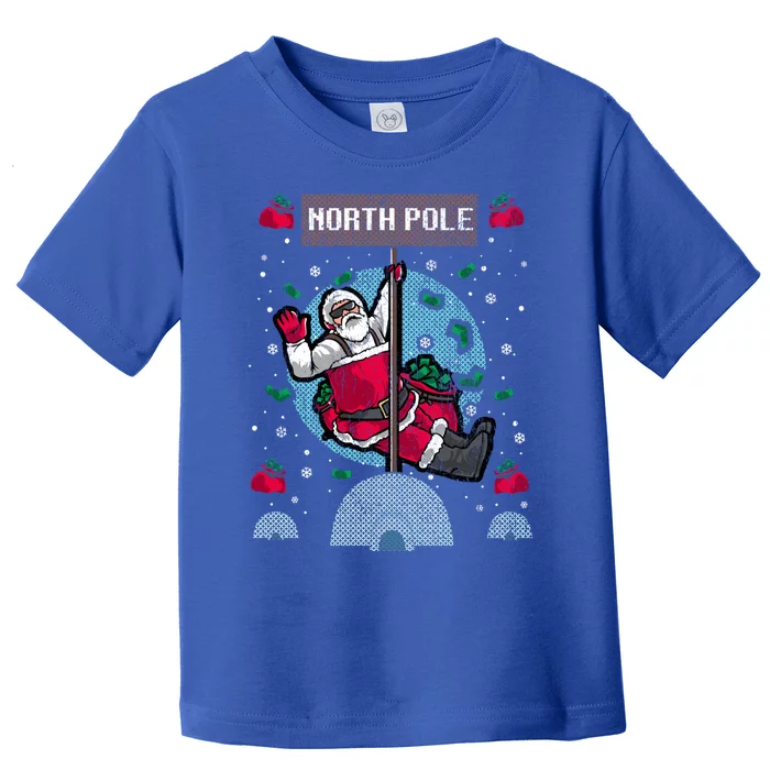 Naughty Ugly Christmas Sweater Gift Toddler T-Shirt