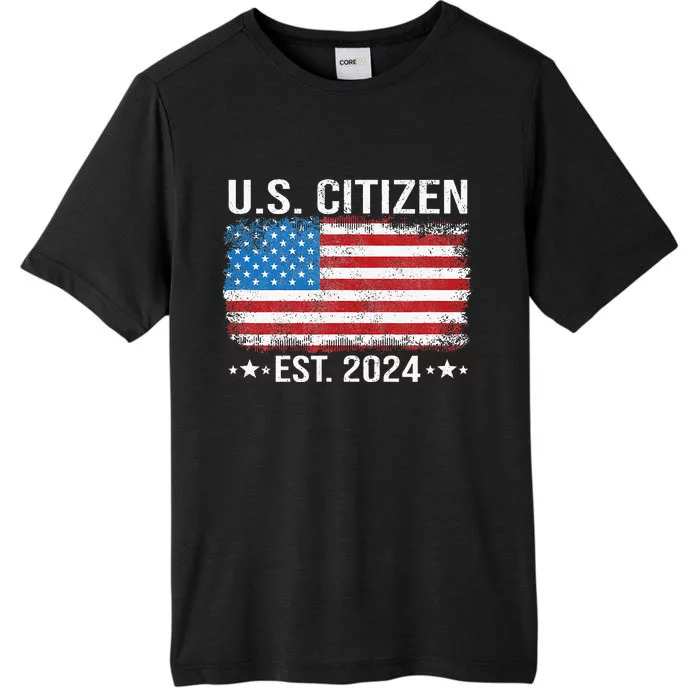 New Us Citizen Est 2024 American Immigrant Citizenship ChromaSoft Performance T-Shirt