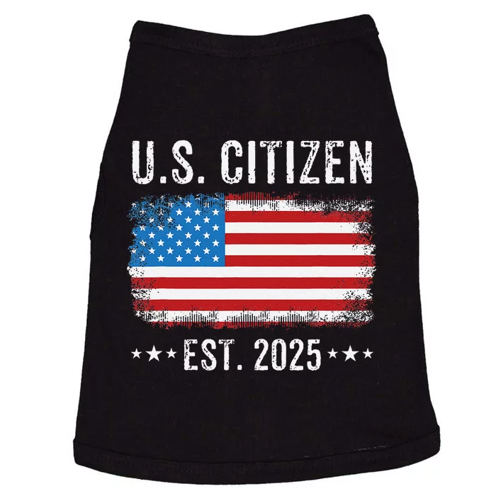 New Us Citizen Est 2025 American Immigrant Citizenship Doggie Tank