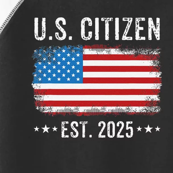 New Us Citizen Est 2025 American Immigrant Citizenship Toddler Fine Jersey T-Shirt