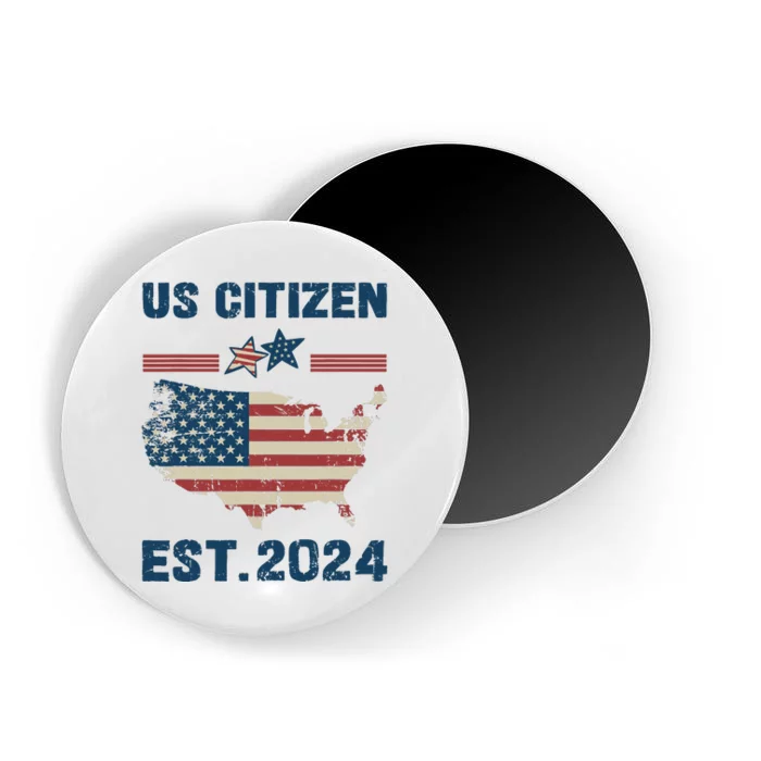 New Us Citizen Est 2024 Immigrant American Citizenship Party Magnet