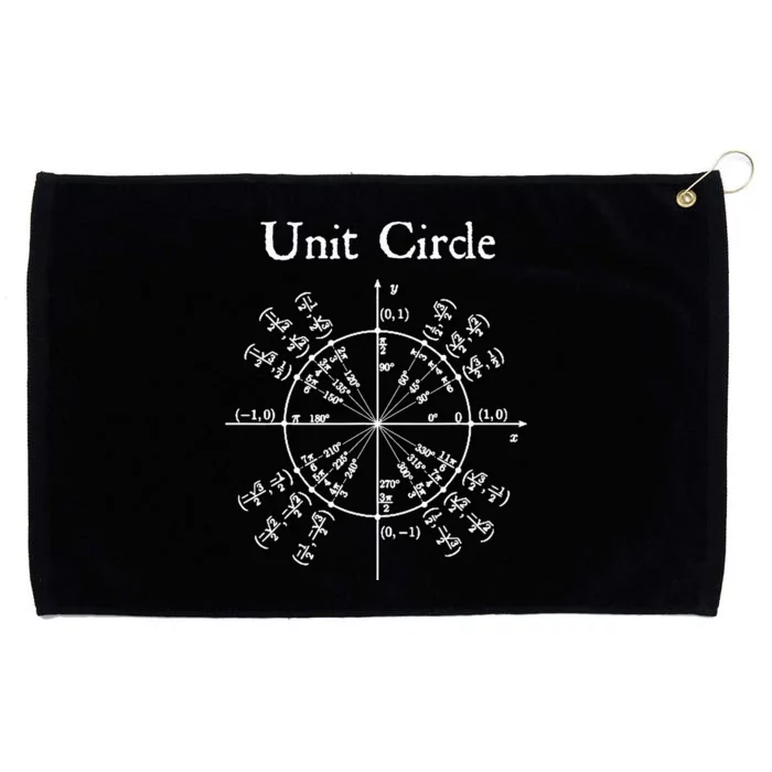 Nerdy Unit Circle Trigonometry Calculus Math Teacher Geek Grommeted Golf Towel