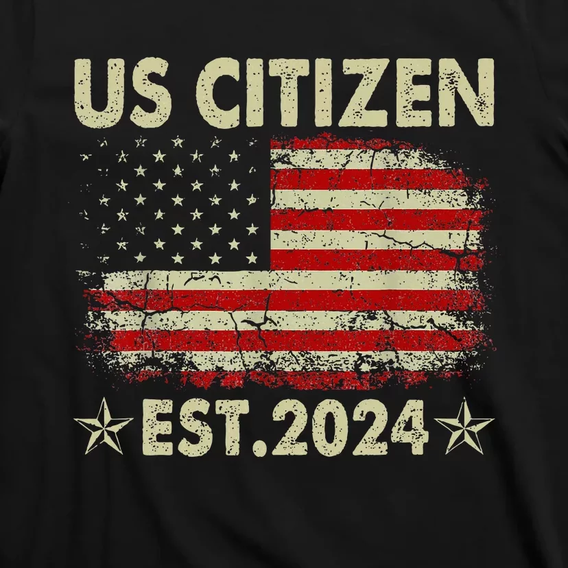 New Us Citizen Est 2024 American Immigrant T-Shirt