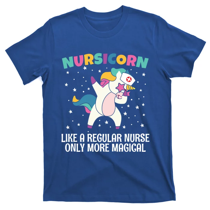 Nursicorn Unicorn Dabbing Nursicorn Dabbing Lovers Funny Gift T-Shirt