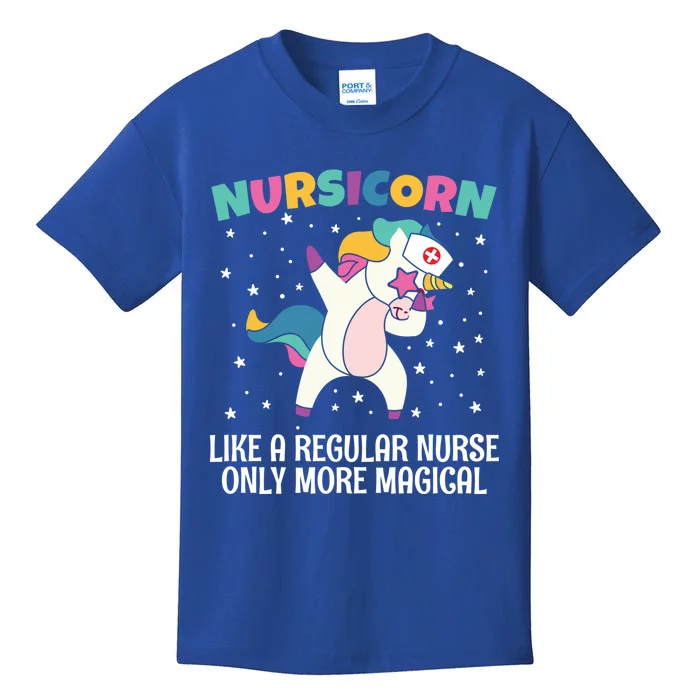 Nursicorn Unicorn Dabbing Nursicorn Dabbing Lovers Funny Gift Kids T-Shirt