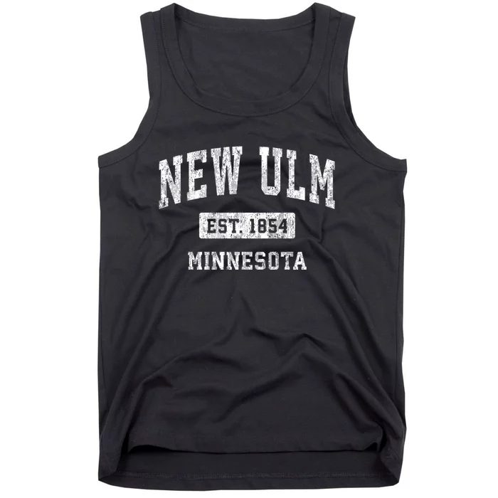 New Ulm Est 1854 Minnesota Mn Vintage Sports Established Design Tank Top