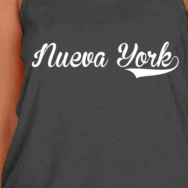 Nueva York Women's Knotted Racerback Tank