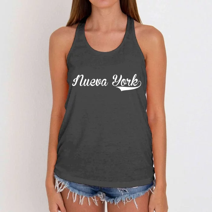 Nueva York Women's Knotted Racerback Tank