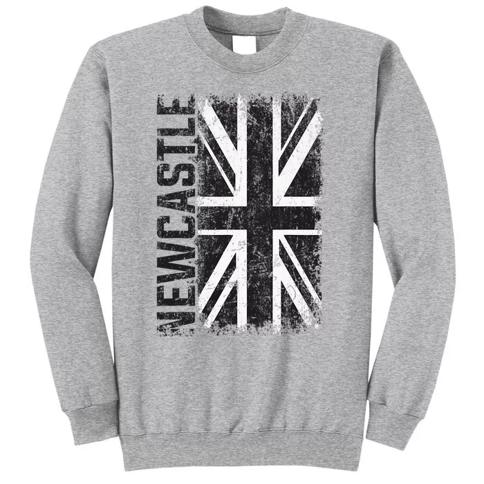 Newcastle United Kingdom British Flag Vintage Souvenir Tall Sweatshirt