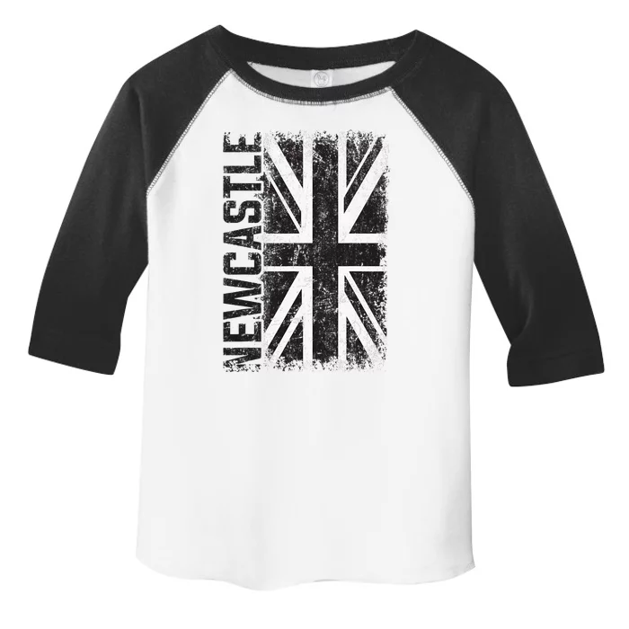 Newcastle United Kingdom British Flag Vintage Souvenir Toddler Fine Jersey T-Shirt