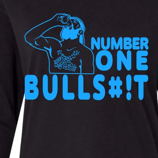 Number One Bullshit Womens Cotton Relaxed Long Sleeve T-Shirt