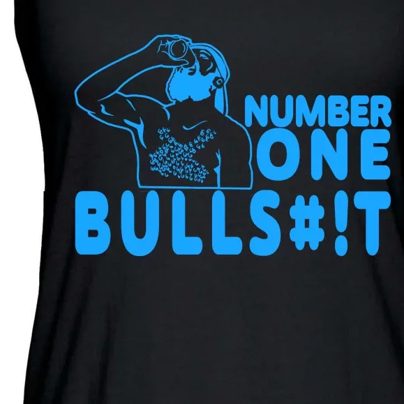 Number One Bullshit Ladies Essential Flowy Tank