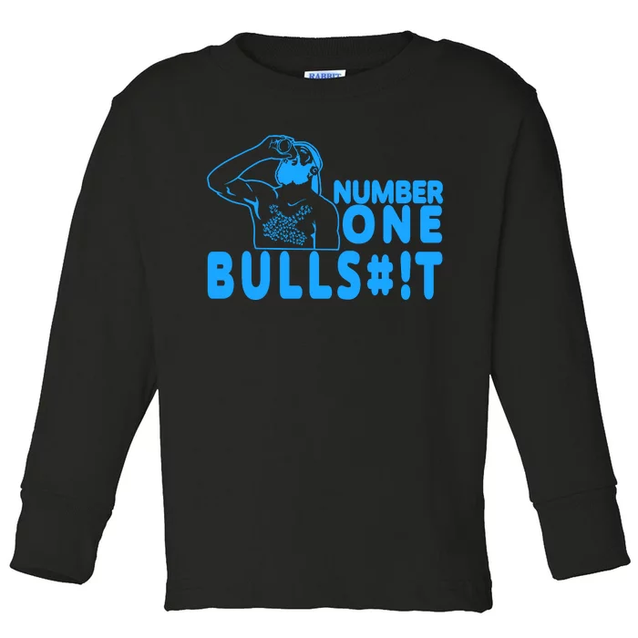 Number One Bullshit Toddler Long Sleeve Shirt