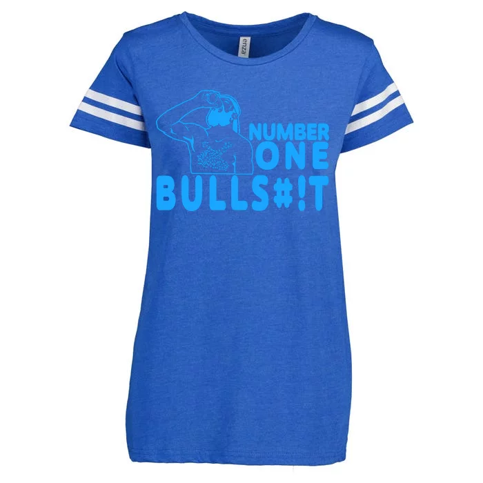 Number One Bullshit Enza Ladies Jersey Football T-Shirt