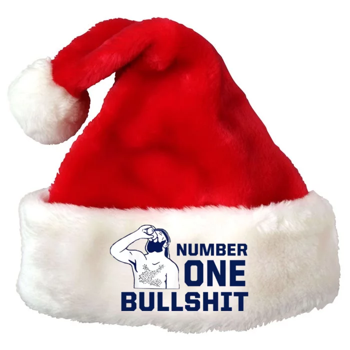 Number One Bullshit Funny Premium Christmas Santa Hat