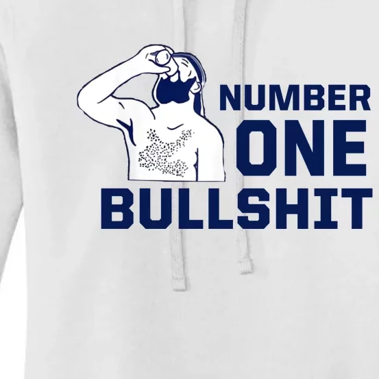 Number One Bullshit Funny Women's Pullover Hoodie