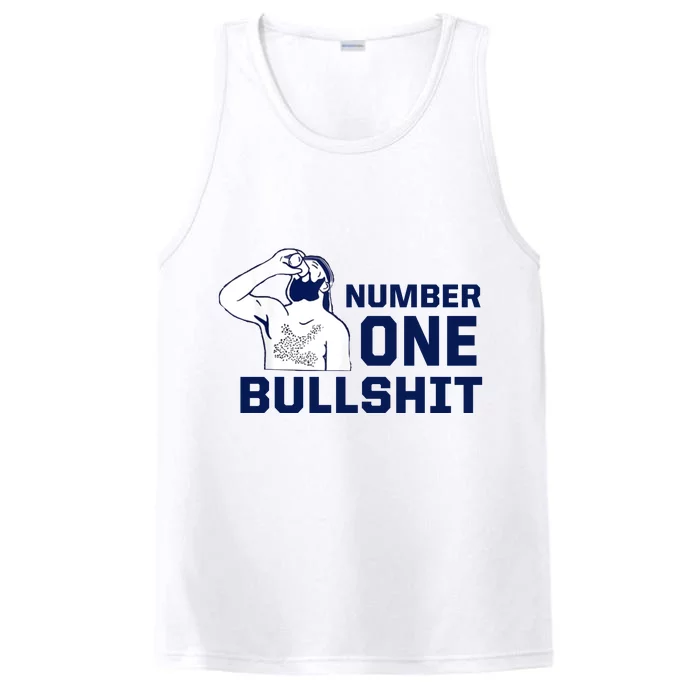 Number One Bullshit Funny Performance Tank