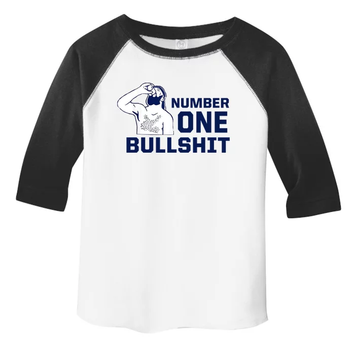 Number One Bullshit Funny Toddler Fine Jersey T-Shirt