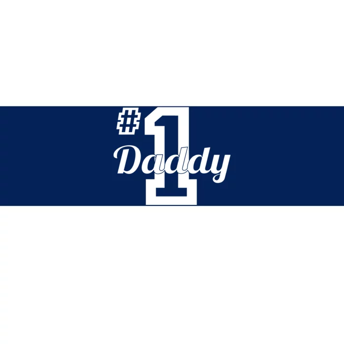 Number One Dad Bumper Sticker