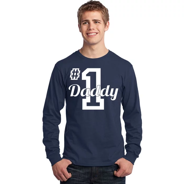 Number One Dad Tall Long Sleeve T-Shirt