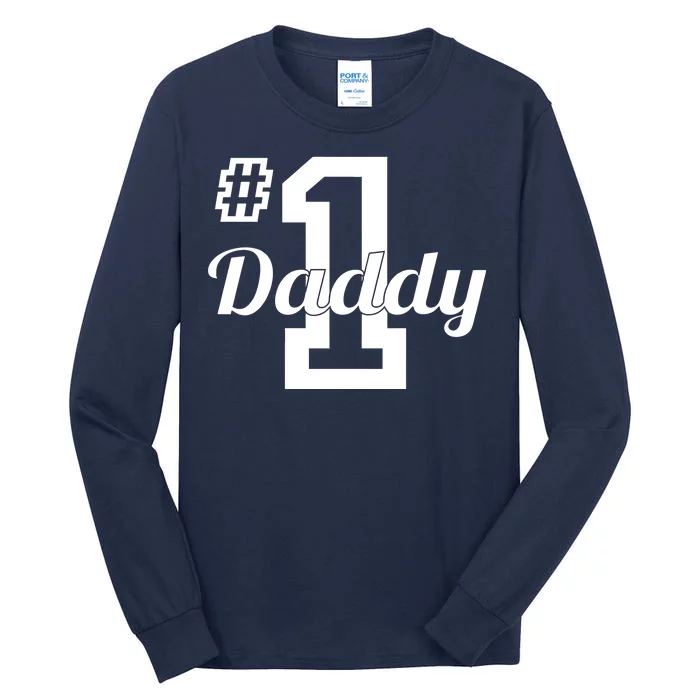 Number One Dad Tall Long Sleeve T-Shirt