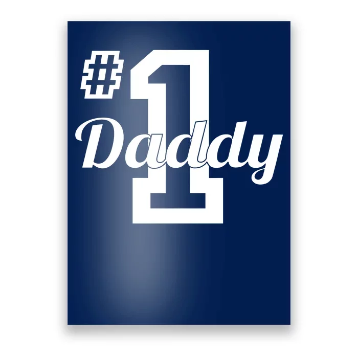 Number One Dad Poster