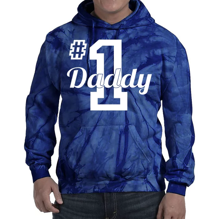 Number One Dad Tie Dye Hoodie