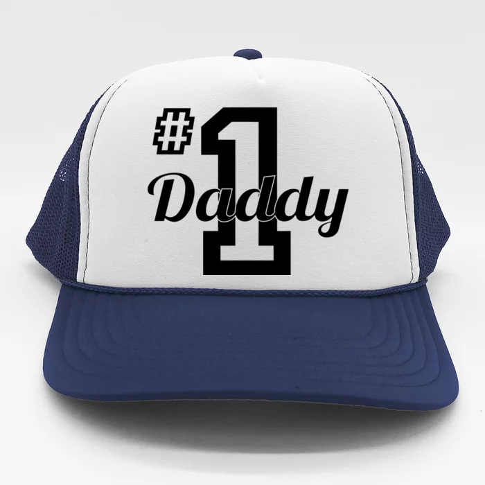 Number One Dad Trucker Hat