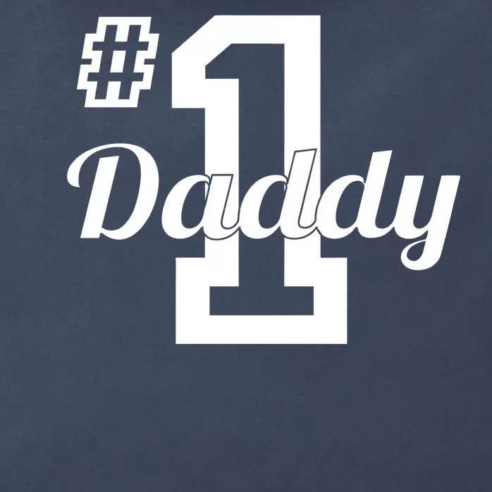 Number One Dad Zip Tote Bag