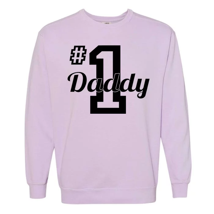 Number One Dad Garment-Dyed Sweatshirt