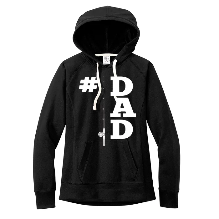 Number One Fishing Dad Women's Fleece Hoodie