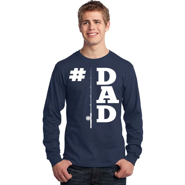 Number One Fishing Dad Tall Long Sleeve T-Shirt