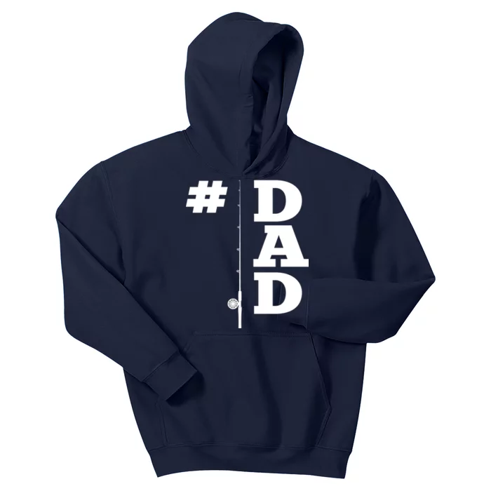 Number One Fishing Dad Kids Hoodie