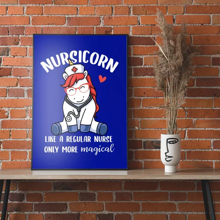 Nursicorn Unicorn Nurse Nursing Magical Rn Gift Poster