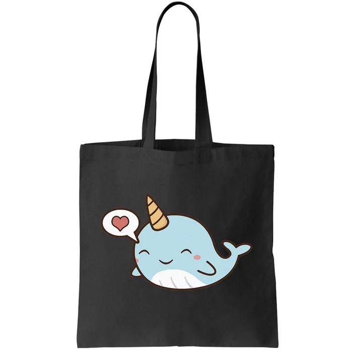 Narwhal Unicorn Of The Sea Kids Women Gifts Tote Bag