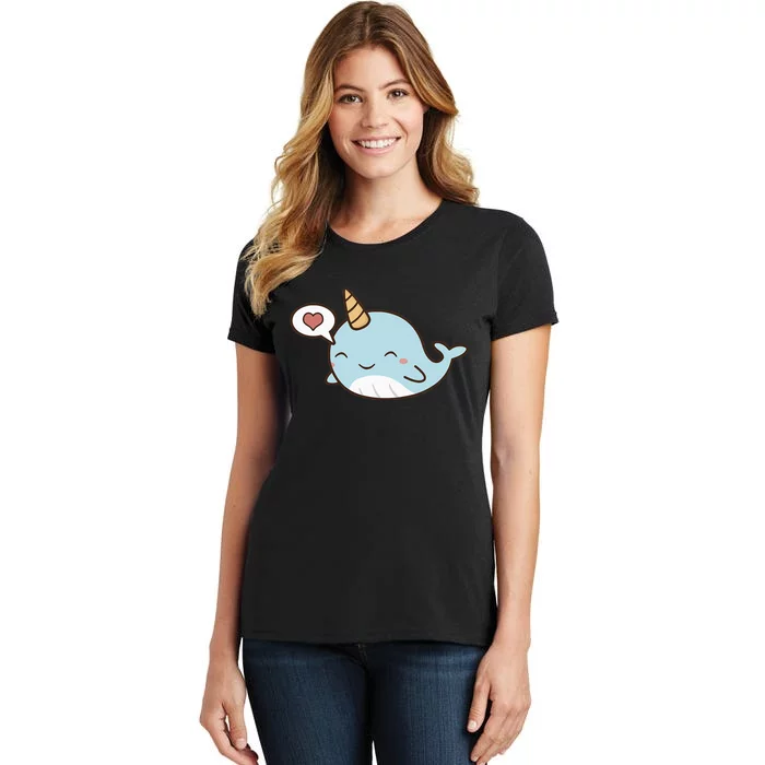 Narwhal Unicorn Of The Sea Kids Women Gifts Women's T-Shirt