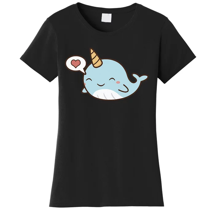 Narwhal Unicorn Of The Sea Kids Women Gifts Women's T-Shirt