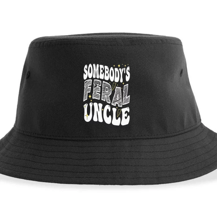 New Uncle or Uncle To Be Somebody's Feral Uncle Sustainable Bucket Hat