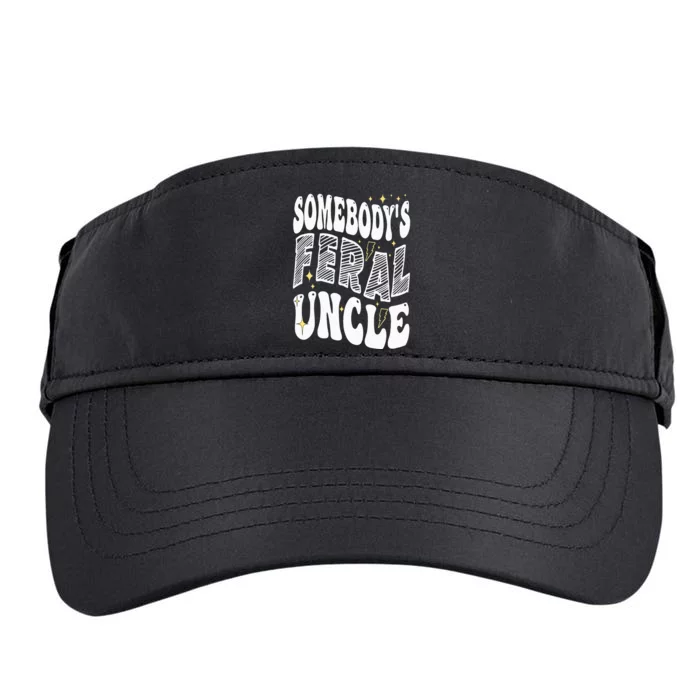 New Uncle or Uncle To Be Somebody's Feral Uncle Adult Drive Performance Visor