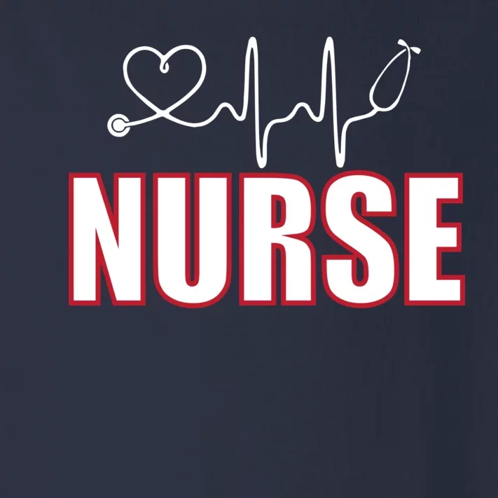 Nurse Heartbeat Logo Toddler Long Sleeve Shirt