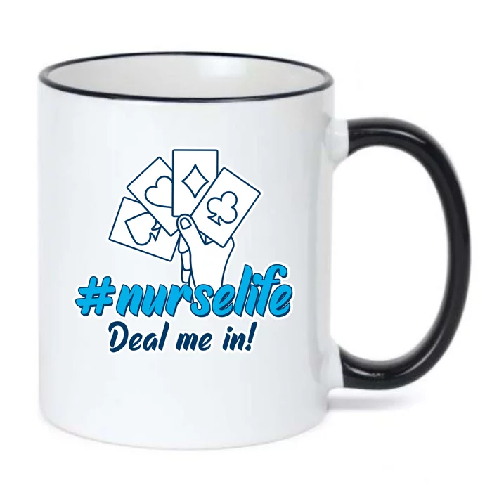 Nurse Life Deal Me In Black Color Changing Mug