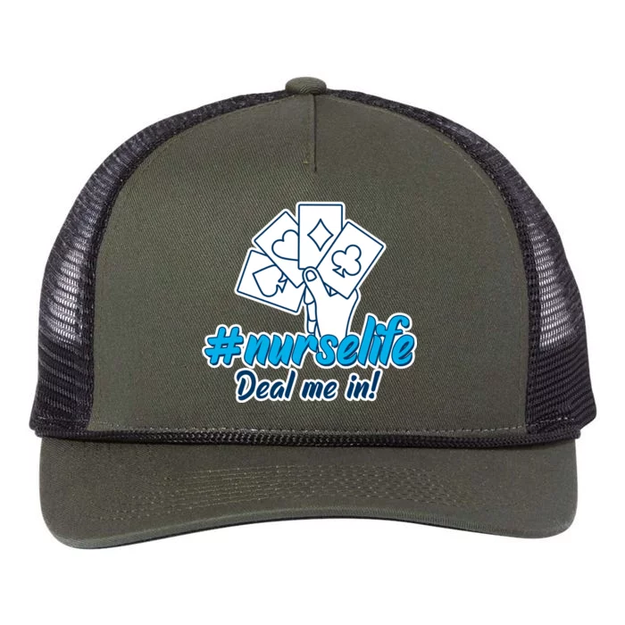 Nurse Life Deal Me In Retro Rope Trucker Hat Cap