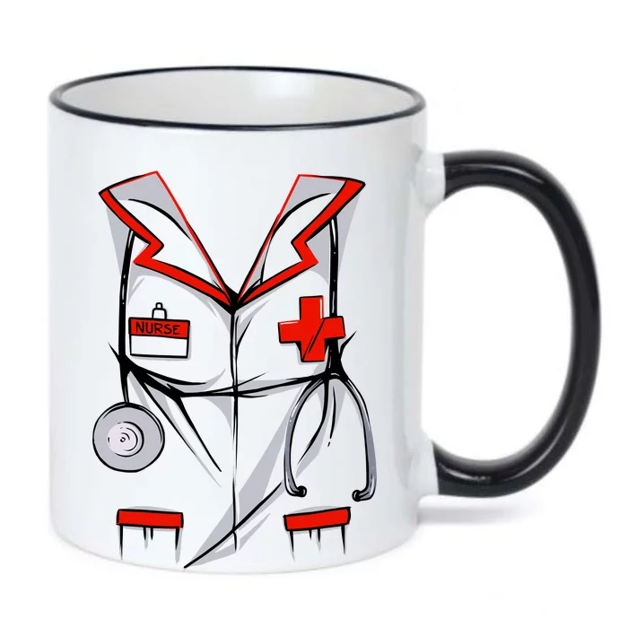 Nurse Medical Costume Suit Black Color Changing Mug