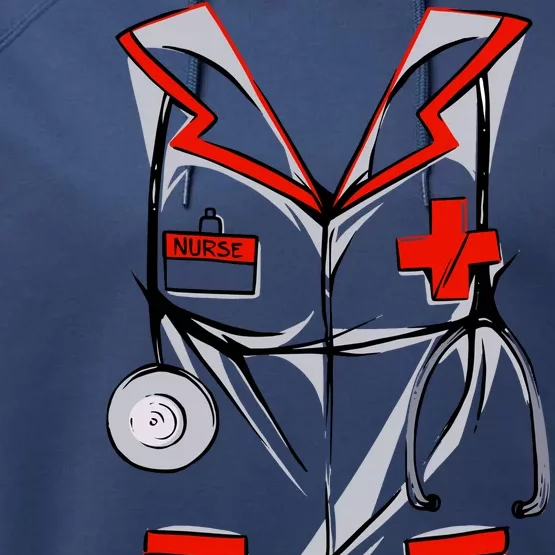 Nurse Medical Costume Suit Performance Fleece Hoodie