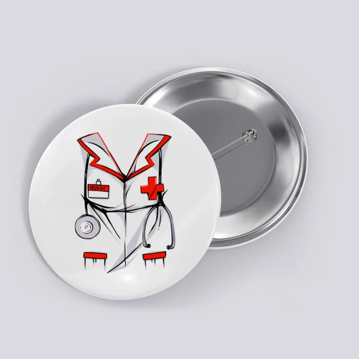 Nurse Medical Costume Suit Button